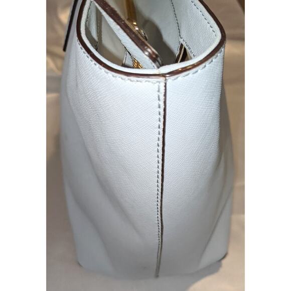 Kate Spade Cedar Street Harmony Tote Saffiano Leather Shoulder Bag Lt Blue EUC - Picture 5 of 12